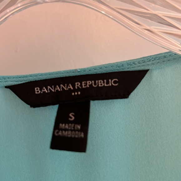 Banana Republic Factory Size Small Teal Camisole - Picture 3 of 17